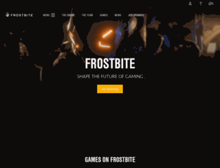 frostbite.com screenshot