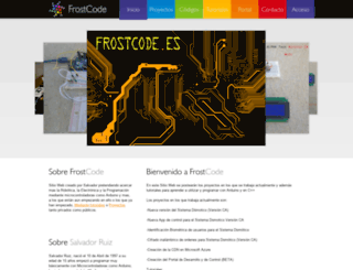 frostcode.es screenshot