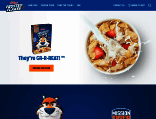 frostedflakes.com screenshot
