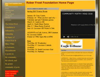 frostfoundation.org screenshot