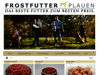 frostfutter-plauen.de screenshot