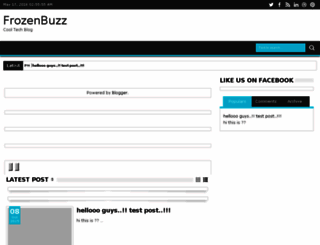 frozenbuzz.com screenshot