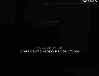 frozenfirefilms.com screenshot