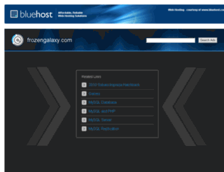 frozengalaxy.com screenshot