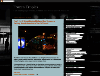 frozentropics.blogspot.com screenshot