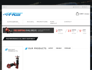 frracingzone.com screenshot