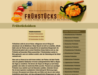 fruehstuecksideen.net screenshot