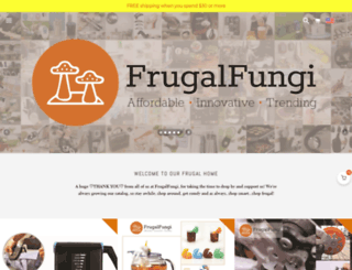 frugal-fungi.com screenshot
