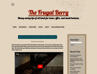 frugalberry.com screenshot
