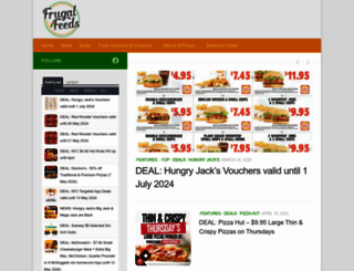 frugalfeeds.com.au screenshot