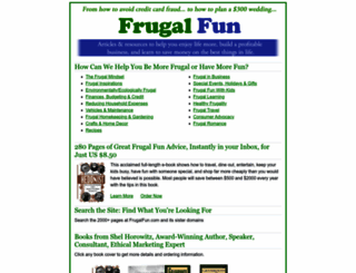 frugalfun.com screenshot