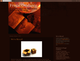 frugalguidance.blogspot.com screenshot
