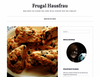 frugalhausfrau.com screenshot
