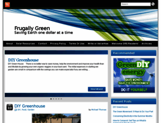 frugallygreen.org screenshot