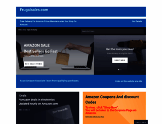 frugalsales.com screenshot