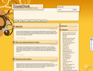 frugalthink.com screenshot