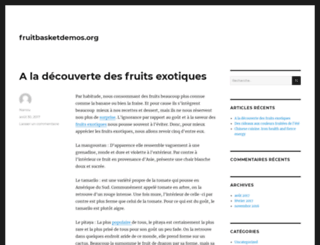 fruitbasketdemos.org screenshot