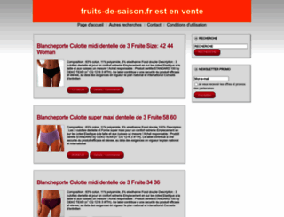 fruits-de-saison.fr screenshot