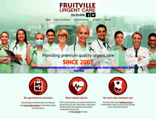 fruitvillewalkinurgentcare.com screenshot