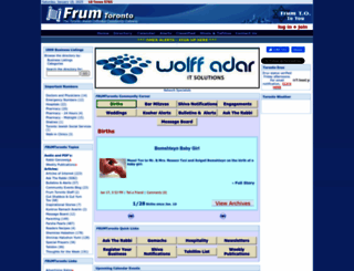 frumtoronto.com screenshot