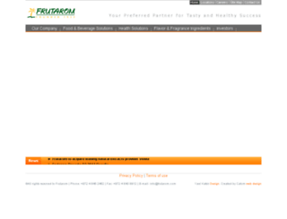 frutarom.com screenshot
