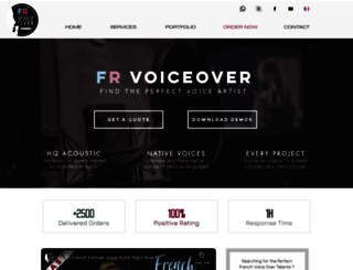 frvoiceover.com screenshot