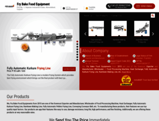 frybakeequipments.com screenshot