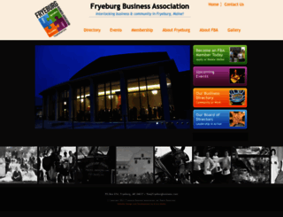 fryeburgbusiness.com screenshot