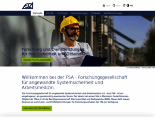 fsa.de screenshot