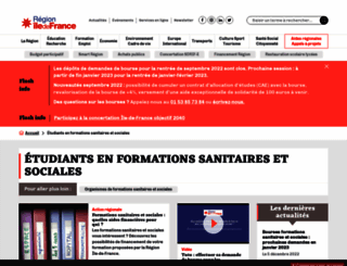 fss.iledefrance.fr screenshot