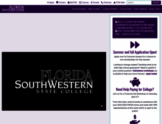 fsw.edu screenshot