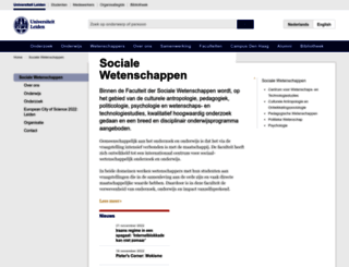 fsw.leidenuniv.nl screenshot