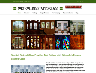 ftcollinsstainedglass.com screenshot