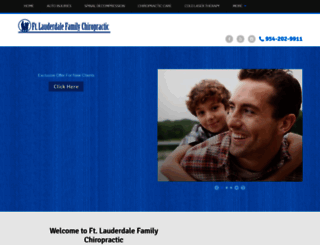 ftlauderdalefamilychiropractic.com screenshot