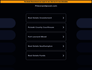 ftleonardwood.com screenshot