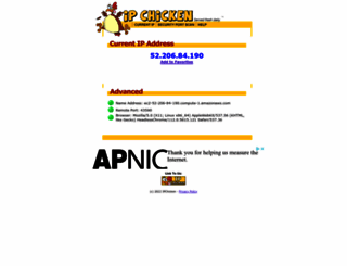 ftp.ipchicken.com screenshot