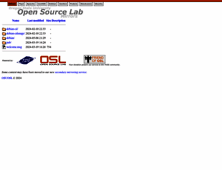 ftp.osuosl.org screenshot