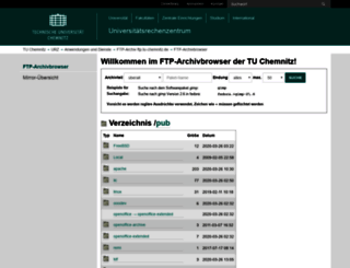 ftp.tu-chemnitz.de screenshot