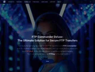 ftpcommander.com screenshot