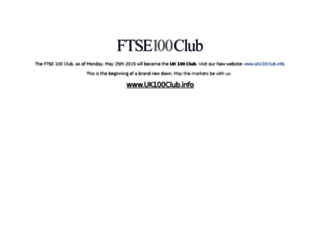 ftse100club.info screenshot
