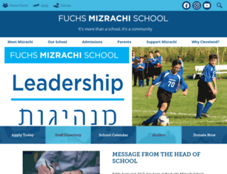 fuchsmizrachi.org screenshot