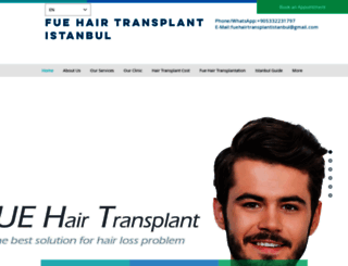 fuehairtransplantistanbul.com screenshot