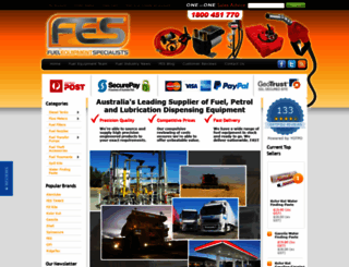 fuelequipmentspecialists.com.au screenshot