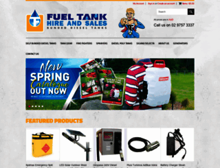 fueltankhire.com.au screenshot