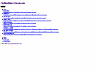 fuelunitconversion.com screenshot