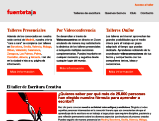 Access . Taller de escritura creativa Fuentetaja:  Talleres literarios en Internet, Madrid, Barcelona, Sevilla...