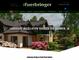 fuerbringerlandscaping.com screenshot