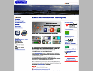 fuhrpark-software.de screenshot