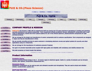 fuji-piezo.com screenshot