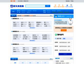 fujian.haodf.com screenshot